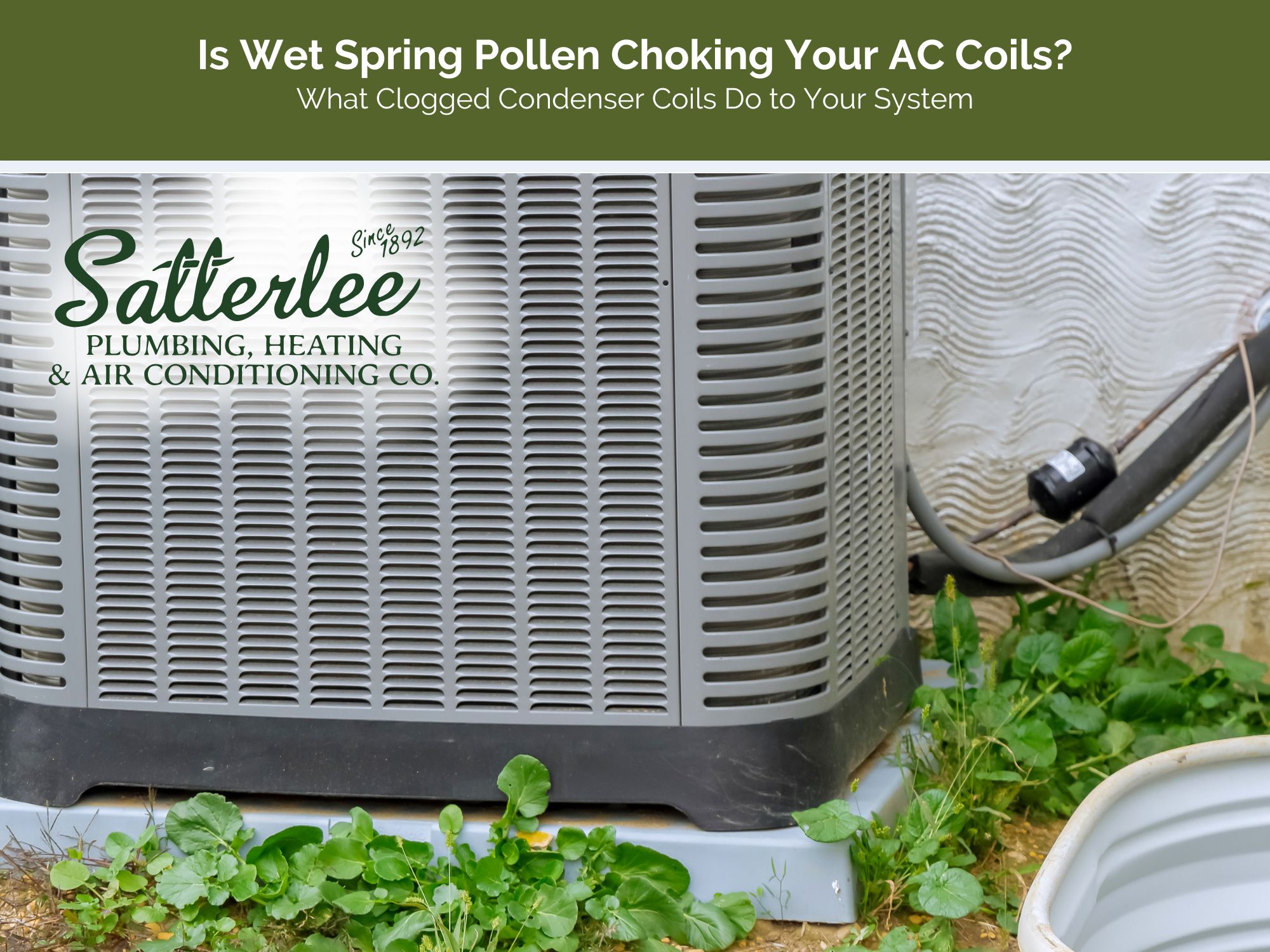 Is Wet Spring Pollen Choking Your AC Coils?
