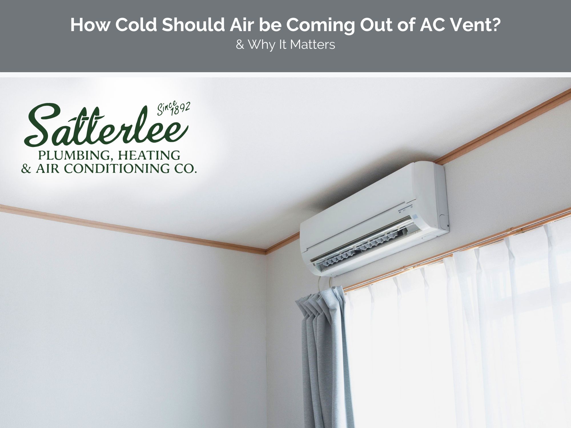 How Cold Should Air Be Coming Out of AC Vent?